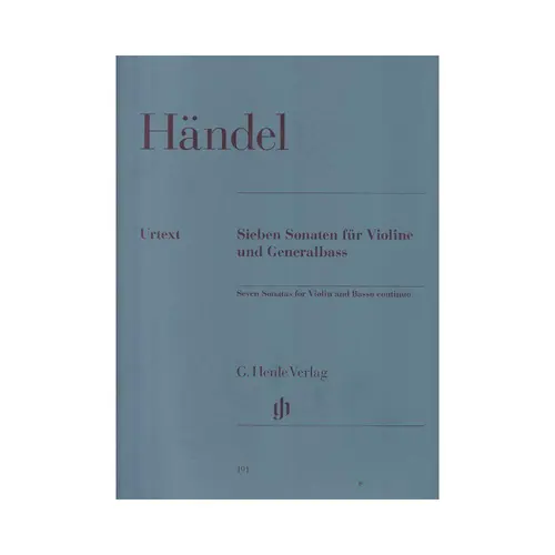 Sieben Sonaten Fur Violine Und Generalbass - Urtext