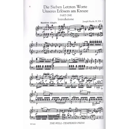 The Seven Last Words Of Christ On Cross (Vocal Score)