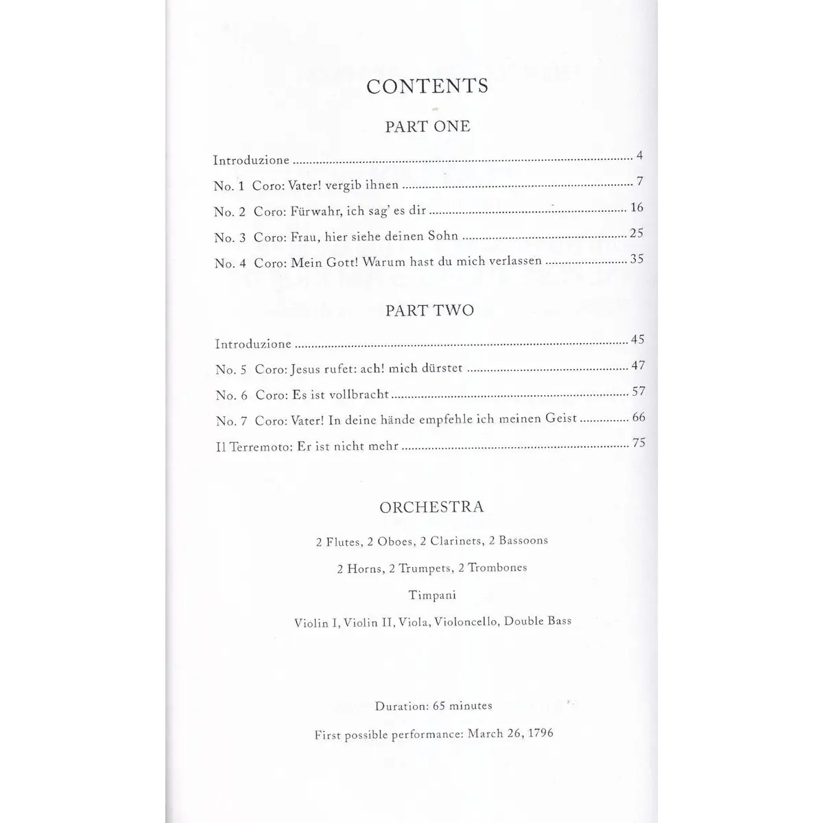 The Seven Last Words Of Christ On Cross (Vocal Score)