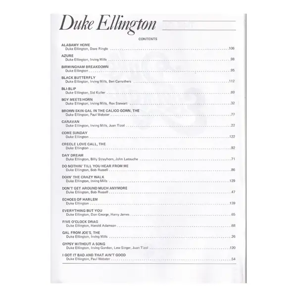 The Great Music Of Duke Ellington