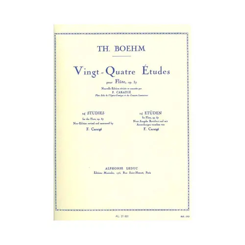 Vingt- Quatre Etudes Pour Flute - Op.37