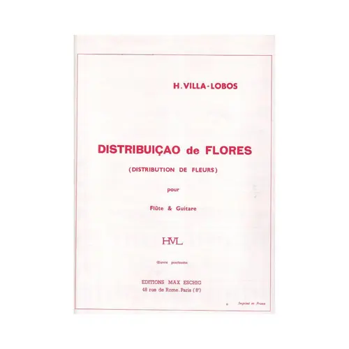Distribuição De Flores Pour Flute E Guitare