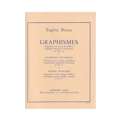 Graphismes Pour Flute Seule