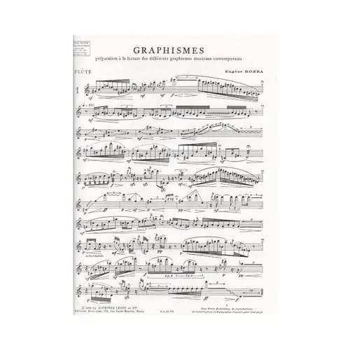 Graphismes Pour Flute Seule
