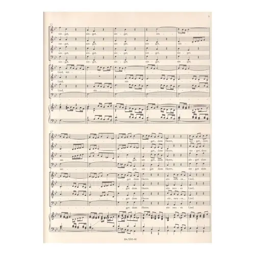 Motetten - BWV 225-230 - Piano Reduction