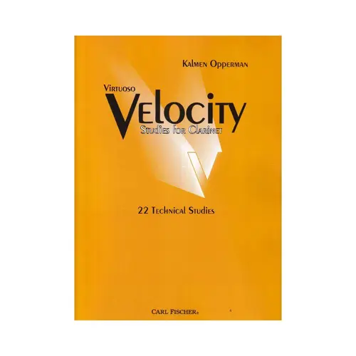 Virtuoso Velocity  Studies For Clarinet