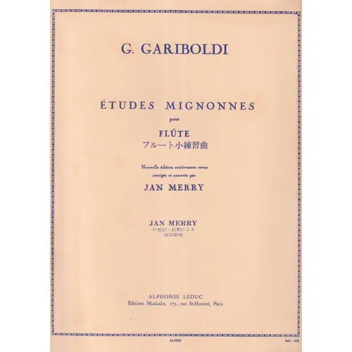 Etudes Mignonnes Pour Flute op.131