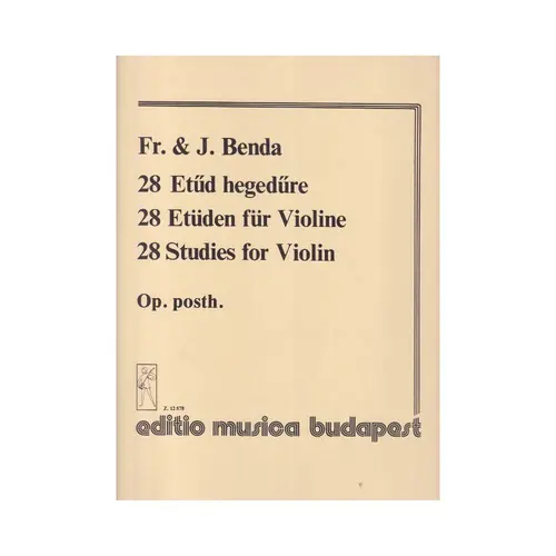 28 Studies For Violin - Op.Post.