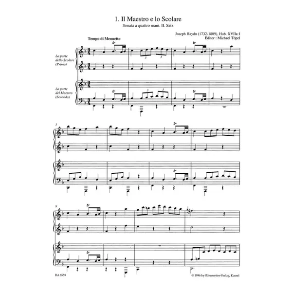 Barenreiter Piano Album - Vierhandig  (4 mãos )