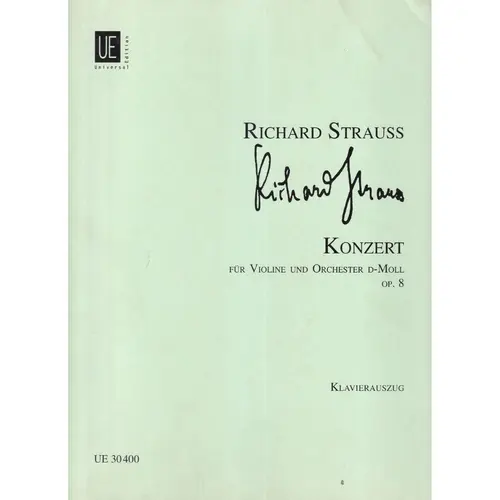 Konzert Fur Violine Und Orchester D-Moll Op.8