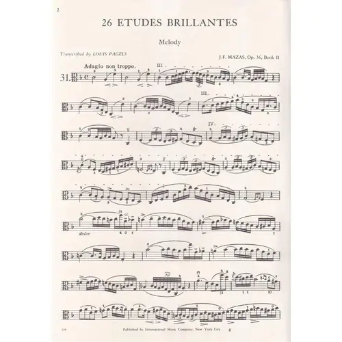 Etudes Brillantes -Op.36 Book II