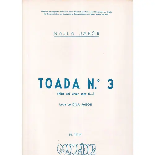 Toada N.3 (Nao Sei Viver Sen Ti...)