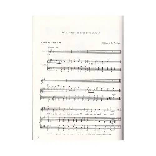 Stephen Foster Song Book
