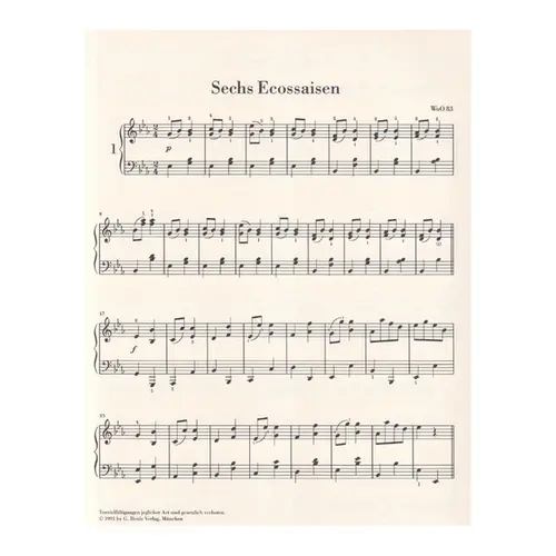 Ecossaisen - Urtext