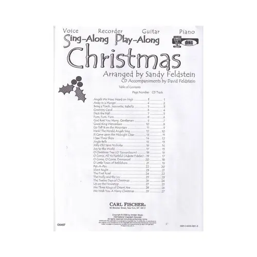 Sing-Along Play-Along Christmas