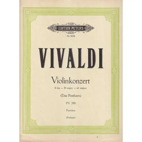 Violinkonzert B Dur (Das Posthorn)
