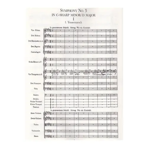 Symphonies Nos. 5 E 6 In Full Score