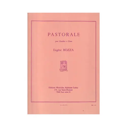 Pastorale Pour Hautbois Et Piano