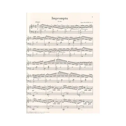 Impromptu - Es Dur - Op.90 N.2