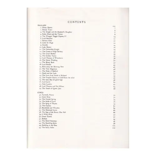 One Hundred English Folksongs