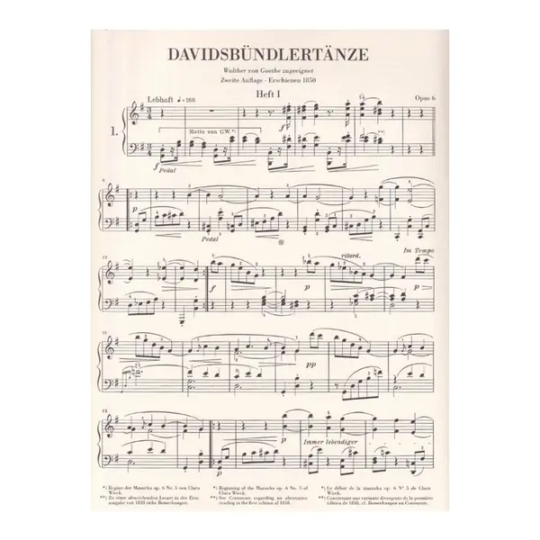 Davidsbundlertanze Op.6 - Urtext