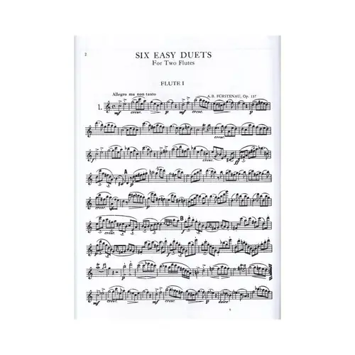 Six Duets - Op. 137 for two flutes