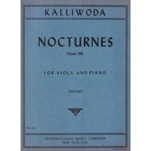Nocturnes - Op.186  (Edição Antiga)