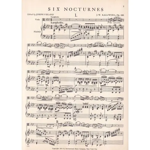 Nocturnes - Op.186  (Edição Antiga)