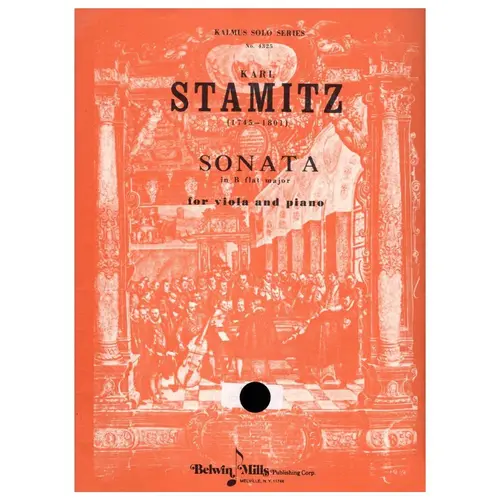 Sonata In B Flat Major for viola and piano