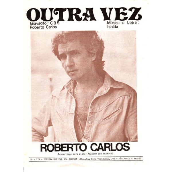 Outra Vez (cifra) - Roberto Carlos - Cifrada
