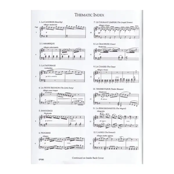 Twenty-Five Easy And Progressive Studies - Op.100