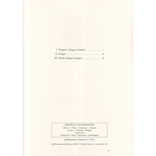 Konzert G Moll - Op.26 For Violin And Orchestra (Violin And Piano)