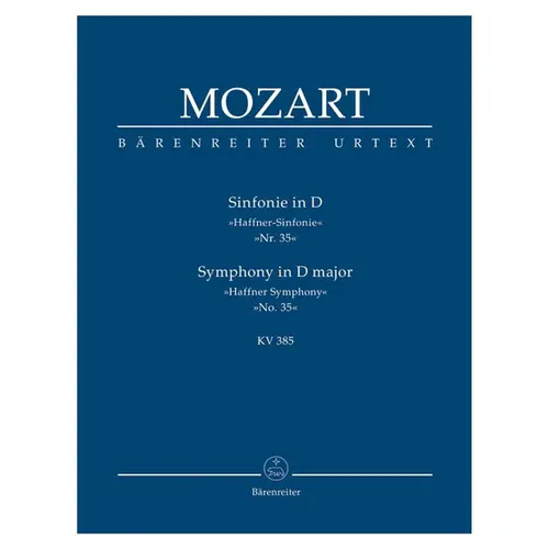 Sinfonie In D - Kv 385 - Haffner - Sinfonie - Study Score