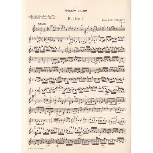 Duette Fur 2 Violinen - Op.39