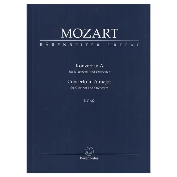 Concerto In A Major For Clarinet And Orchestra  Kv 622 - Study Score