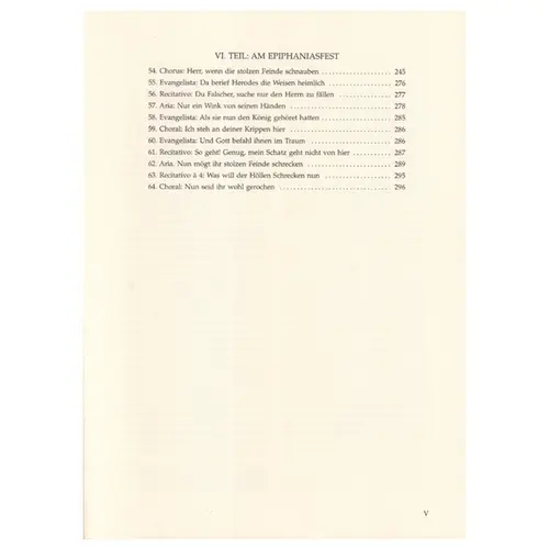Christmas Oratorio BWV 248 - Study Score