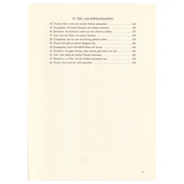 Christmas Oratorio BWV 248 - Study Score