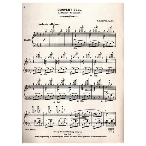 Convent Bells (La Clochette du Couvent) Op. 485