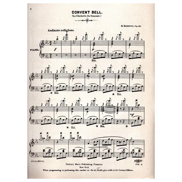 Convent Bells (La Clochette du Couvent) Op. 485