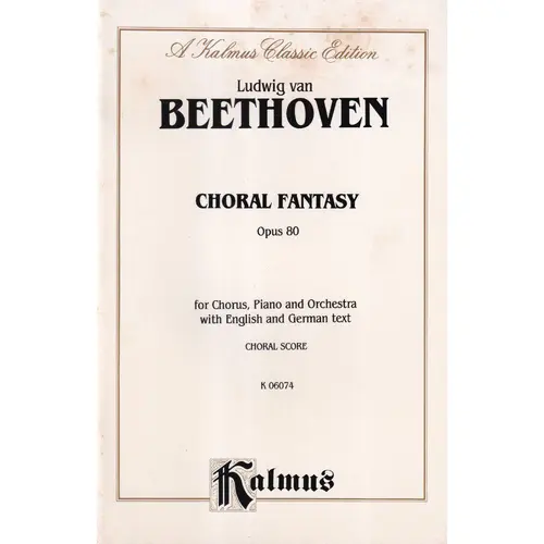 Choral Fantasy Op.80 - choral score