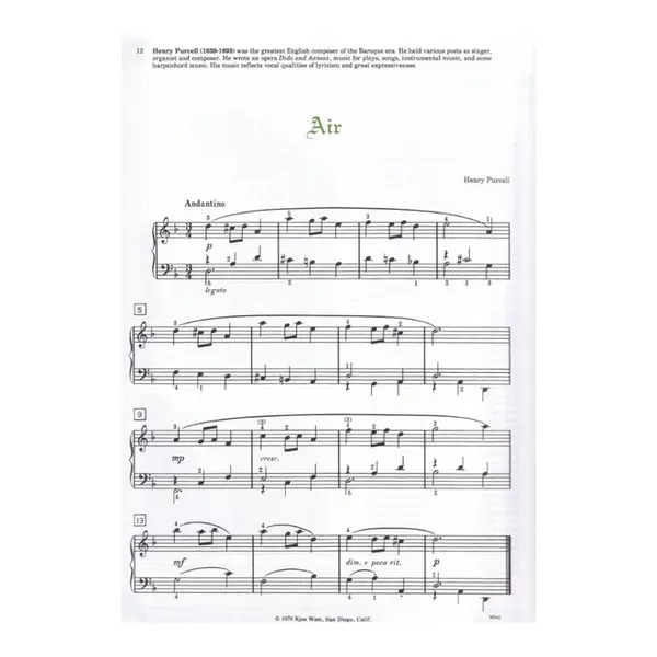 Easy Piano Classics (Rev. Bastien)