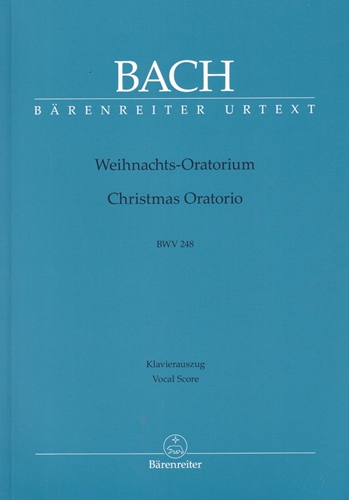Weinachts-Oratorium - Bwv 248 - Christmas-Oratorio - Urtext Barenreiter  urtext blue azul Oratório De Natal - - Christmas-Oratorio - BWV 248 - vocal  score Urtext - Barenreiter