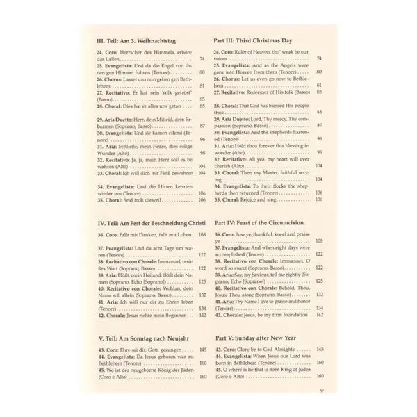 Christmas-Oratorio - BWV 248 - vocal score Urtext