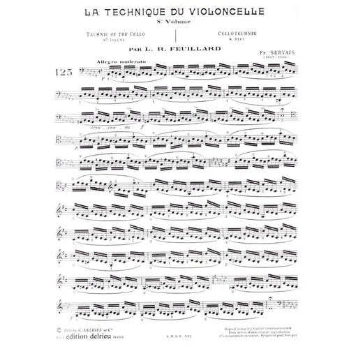 La Technique Du Violoncelle - Vol.8