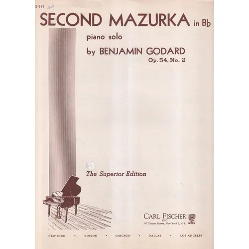 Second Mazurka - Op.54 N.2