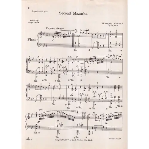 Second Mazurka - Op.54 N.2