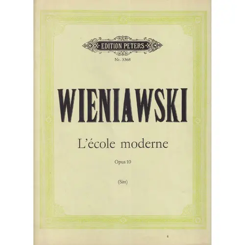 L´ Ecole Moderne - Op.10