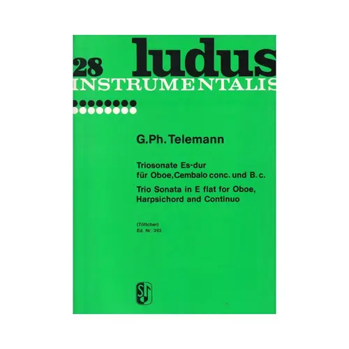 Trio Sonata In E Flat For Oboe, Harpsichord And Continuo
