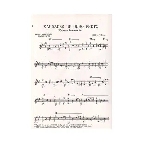Saudades de Ouro Preto  valsa-serenta