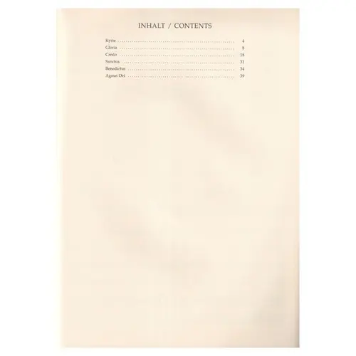 Missa in C major - KV 337 -Missa Solemnis - vocal score